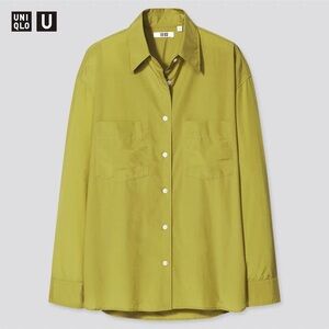 Uniqlo U Double Pocket Oversized Long-Sleeve Shirt